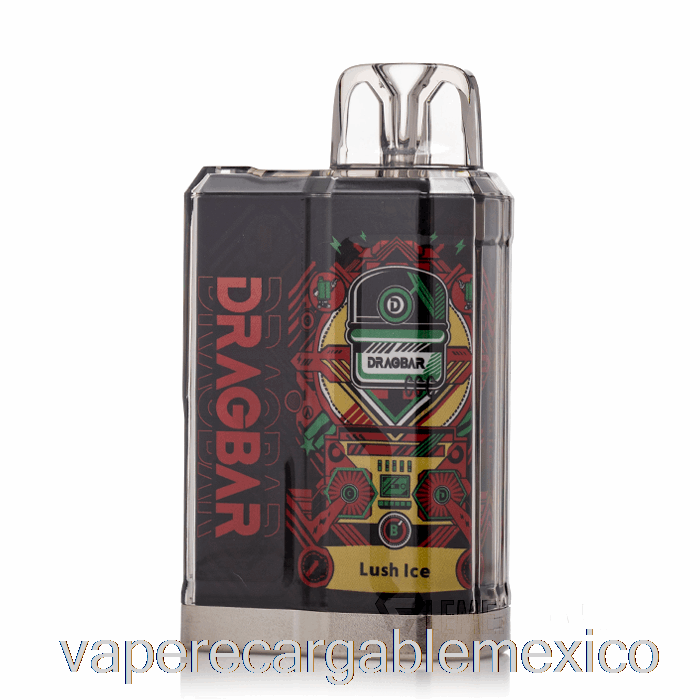 Vaporizador Recargable Dragbar B3500 Desechable Exuberante Hielo